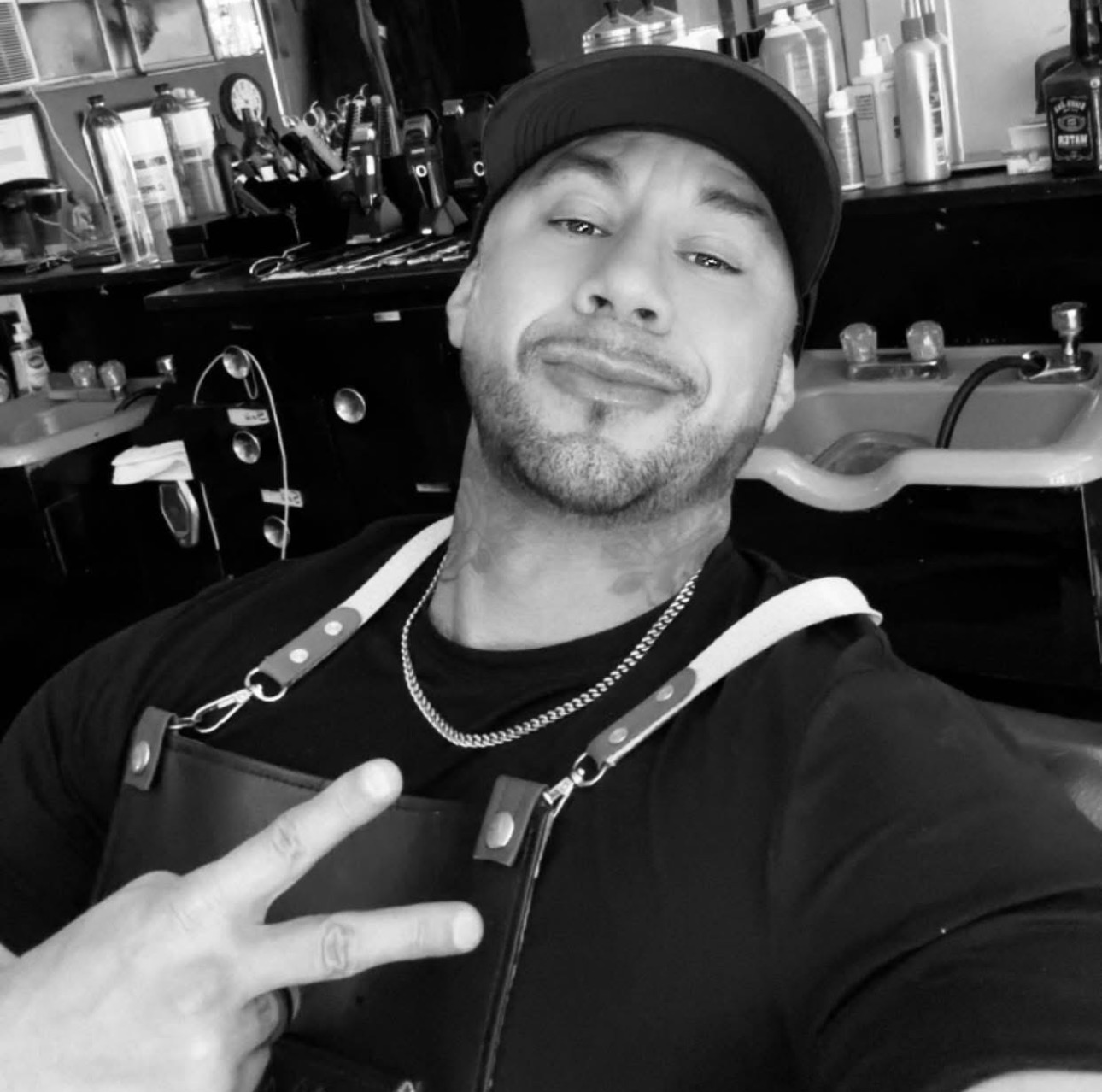 Mike, barber at Dapper B's Barbershop